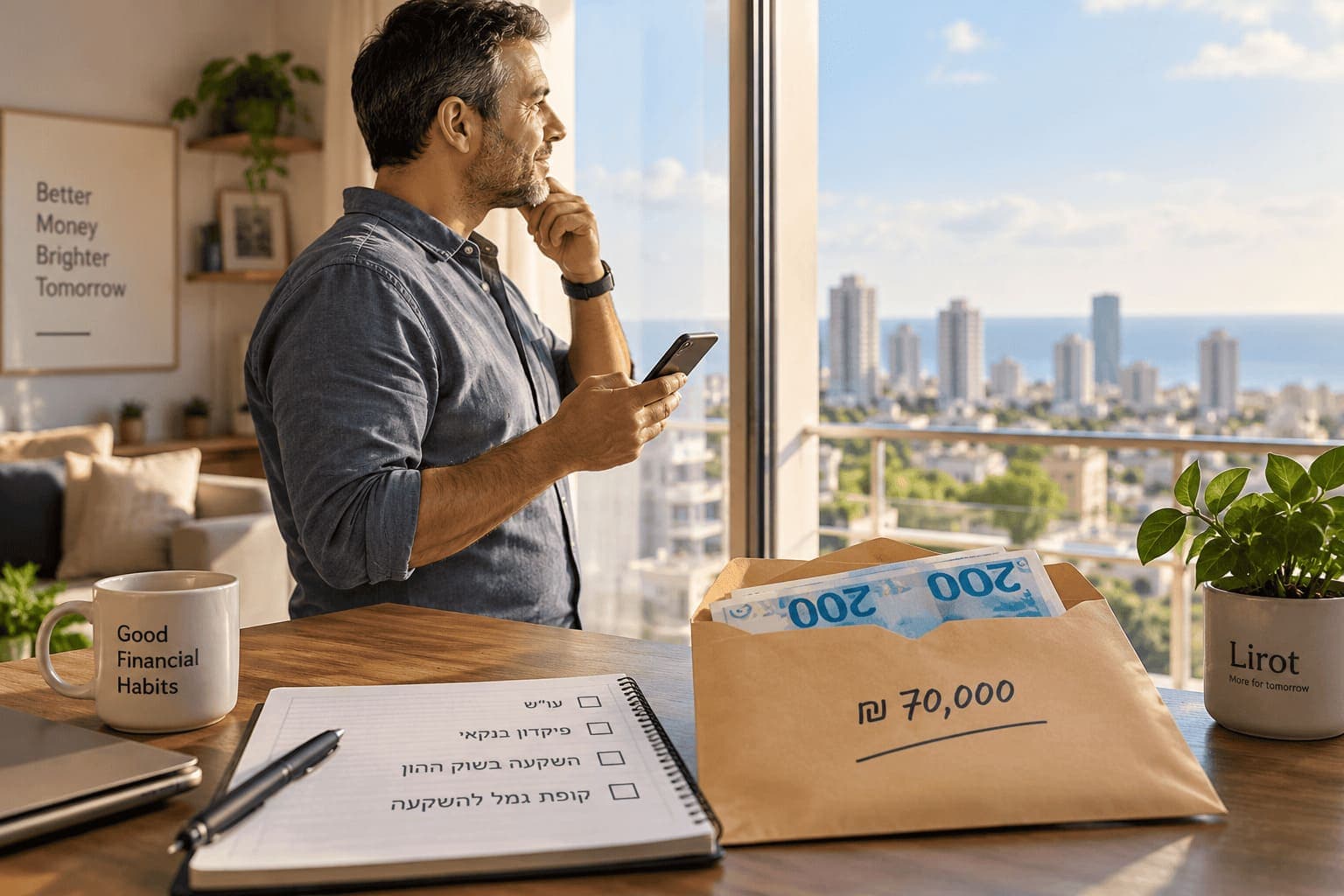 השקעה של 70 אלף שקל