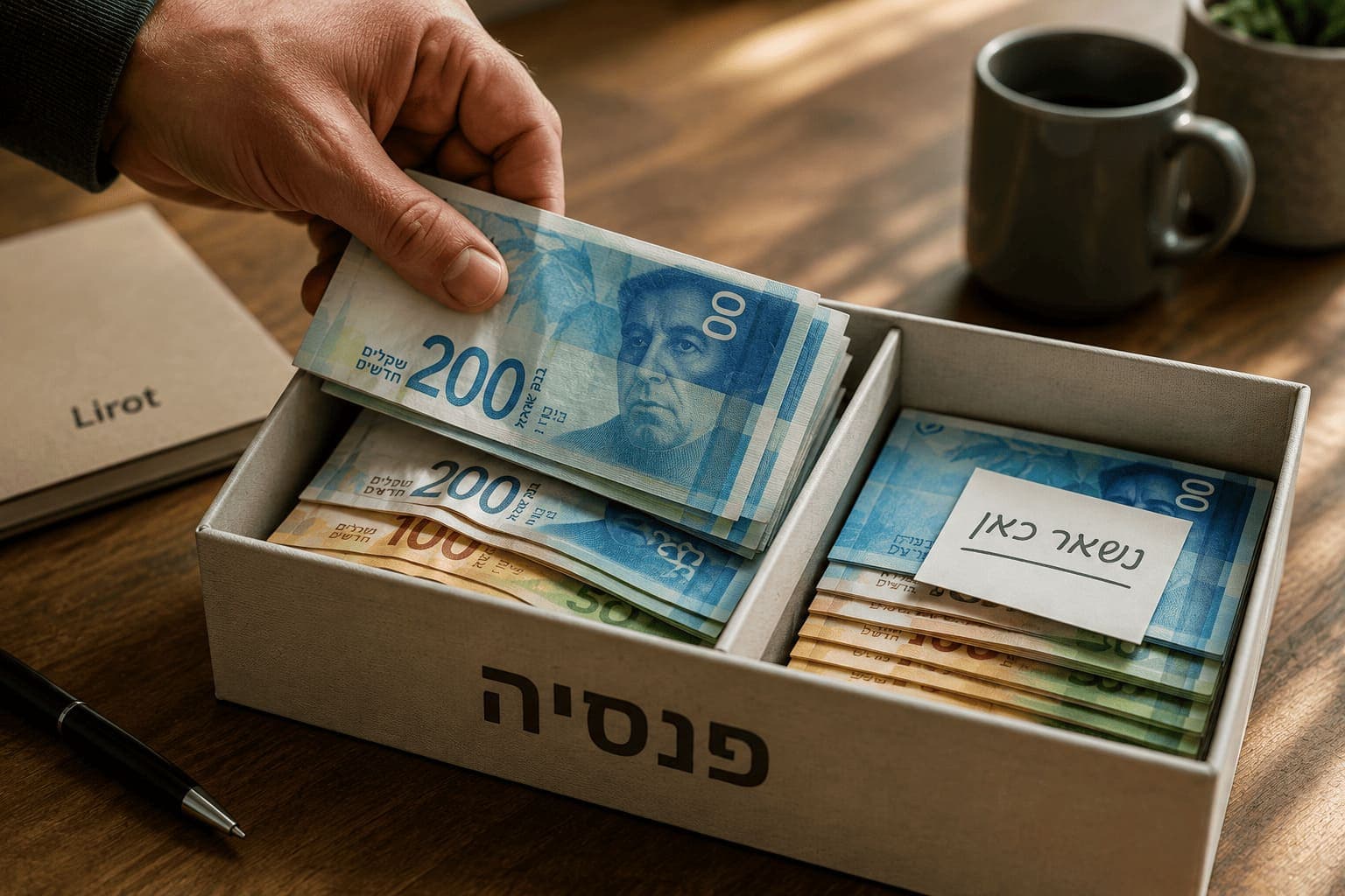 משיכת כספי פנסיה לפני סיום עבודה
